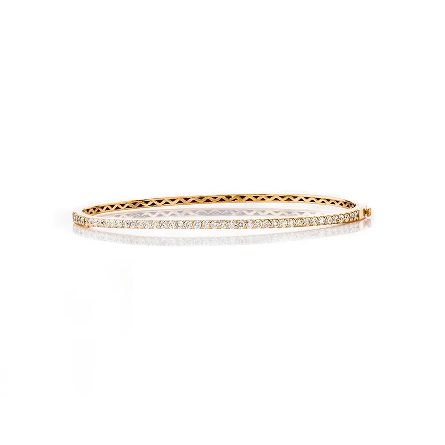 Diamond bangle, rose gold