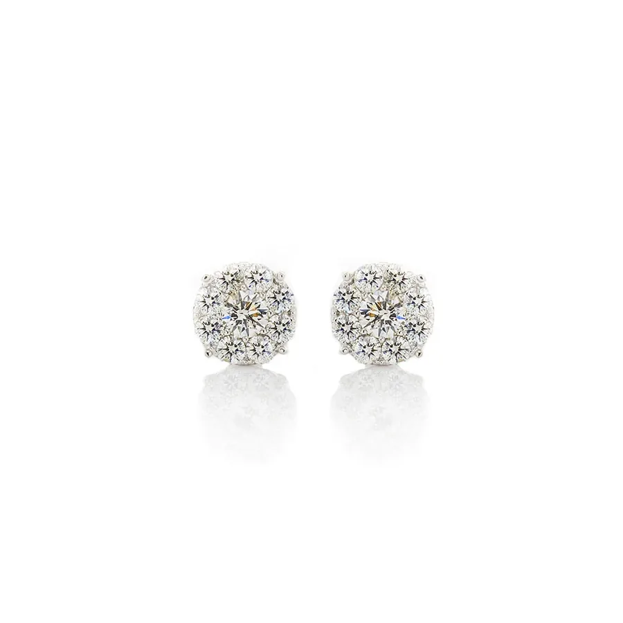 Diamond cluster studs
