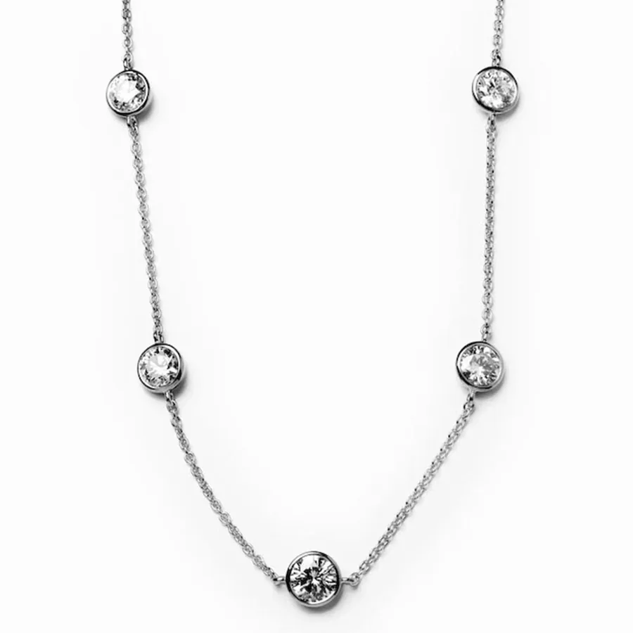 Diamond by the yard necklace
